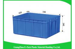 China Medium Plastic Stackable Containers Moving Storage For Fruit And Vegetable supplier