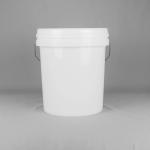 14L Polypropylene Empty Fertilizer Bucket Plastic Beach Bucket Stackable for sale