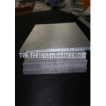 Customized Aluminum Flat Top Straight Fin / Radiator Aluminum Fins For Variable Foil And Fin Height for sale