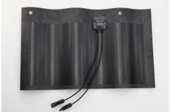 China High Efficiency Curved Solar Roof Tiles 50W BIPV Solar Power Tiles supplier