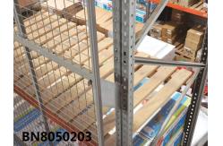 China Heavy Duty Welded Pallet Rack Back Guard With Square Tube Framed 1125mm Wide supplier