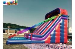 China Giant Outdoor Inflatable Water Slides Large With Splash Pool 10LX5.5Wx7H supplier
