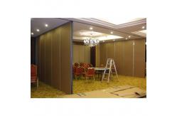 China MDF Bi Fold Doors Flexible Folding Partition Walls Interior Position supplier