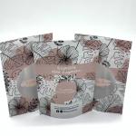 50 Microns Body Scrub Pouch Mylar Zipper Flexible Packaging Pouches CMYK Printed for sale