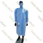 PP SMS SMMS SMMMS 20g To 80g Disposable Surgical Gown Integrated With Face Mask for sale