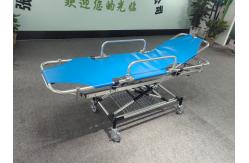 China Aluminium Alloy First Aid PU Leather Patient Transfer Trolley Separable Backliftable supplier