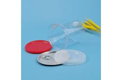 China Easy Open 450ml Aluminium Lid 30G Plastic Food Cans supplier