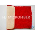 Red Color Big Chenille Bathroom Door Microfiber Mat Super Soft Super Useful Home Essential for sale