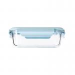 Borosilicate Leakproof 800ml 34oz Glass Food Container for sale