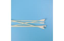 China 15cm Medical Sterile Foam Tip Oral Sampling Flocked Swab With ABS Stick supplier