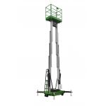8m Lifting Height Mobile Aluminum Aerial Work Platform Double Mast Long Work Time 200Kg Loading Capacity for sale