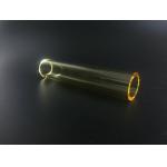 Yellow Transparent Quartz Tube Samarium Doped High Temperature Shock Resistance