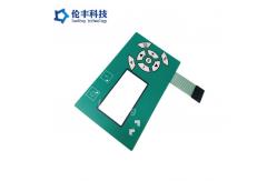 China Silkscreen Printed Waterproof Membrane Keypad Customizable Interface and Waterproof Design supplier