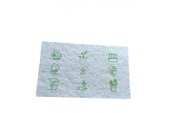 China Biodegradable Flower Seed Embedded Paper Recycled Plantable Wildflower Seed Paper supplier