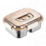 Rectangular Stainless Steel Food Storage Containers for Food Fruit Fresh Keeping Sturdy and Durable for sale