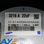 25V X5R 1206 SMD MLCC 22uF Electronic Components Capacitors CL31A226KAHNNNE for sale