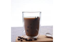 China Creative Milk / Coffee Cat Claw Cup , Hand Blown Double Insulated Glass Mugs supplier