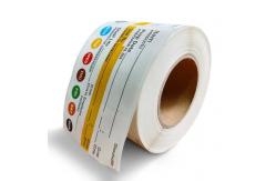 China Dissolvable Self Adhesive Sticky Labels Gloss Lamination Small Dot Stickers supplier