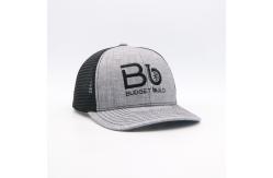 China Plastic Snapback Trucker Cap Pre-curved Visor Richardson Style supplier