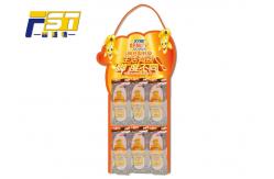China Cardboard Paper Side Wing Display , Light Duty CMYK Printing Wing Rack Display supplier