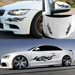 Heat Stretchable Custom Die Cut Sticker Waterproof Transparent Bumper Window Car Sticker for sale