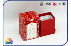 China 4c Print Matte Lamination Paper Jewelry Boxes With Ribbon Bowknot supplier