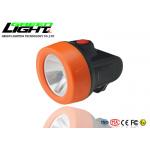 USB Charging 85LUM IP67 1.67W 6000lux LED Miners Cap Lamp for sale