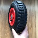 250-4 Plastic Rim Pneumatic Trolley Wheels 21CM Hand Trolley Wheels Pneumatic for sale