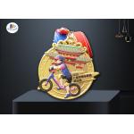 65mm 4MM Children Banlance Bike Medals With Ribbon for sale