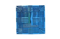 China Durable Blue Flat Plastic Pallets Virgin PP Injection Moulded Pallets supplier