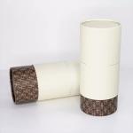 Fancy Cardboard Round Tube , Rigid Paper Cylinder Box For Packaging for sale