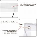 32ftX3ft Outdoor Volleyball Net for Sports Activities Adjustable Height