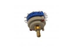 China High Precision  Continuous Rotary Switch 100ohm Multi Pole Rotary Switch supplier