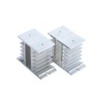 Customized Heat Sink Extrusion Profiles High Power Semiconductor Electronics for sale