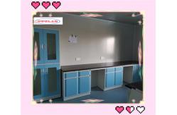 China Adjustable Glass Shelf Lab Workbenches With Multi Functional Socket supplier