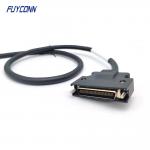 50P SCSI Cable Solder Assemble DM50 Male Connector 22 Wire SCSI Cable Assembly for sale