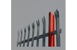 China PVC Coated Metal Palisade Fencing W Pattern D Pattern Garden Fence supplier