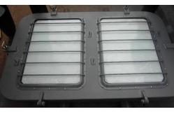 China Carbon Steel Marine Windows , Horizontal Engine Room Skylight supplier
