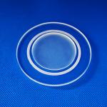 Anti Corrosion Fused Quartz Glass Flange , Clear Uv Grade Fused Silica for sale