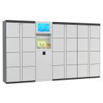 15 inch Touch Screen Smart Luggage Rental Luggage Lockers for Train Station / Library / Market for sale