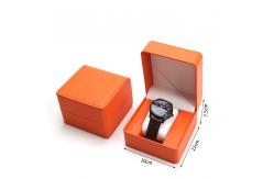 China Custom Logo Printed PU Leather Watch Box Eco Friendly Made From Recycled Materials supplier