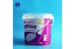 China Environmentally - Friendly Yogurt IML Bucket 5000 ML Customize Labeling supplier