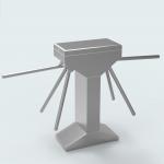 2 Ways Vertical Tripod Turnstile Tripod Access Control System 0.5NM/24V