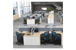 China L Shape Office Table Cubicle Partition supplier