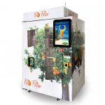 Automatic Commercial Fresh Fruit Orange Juice Vending Machine With Nfc , Low Noise for sale