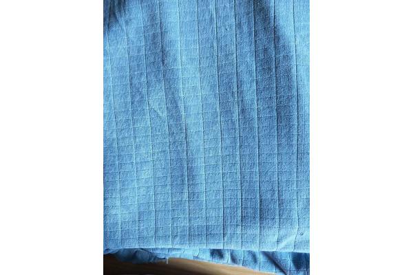 Antibacterial Towel Microfiber Cleaning Cloth Colourful Weft Grid 310gsm
