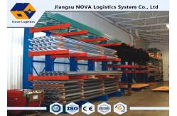 China Powder Coat Paint Finish Cantilever Lumber Racks , Metal Racking System supplier