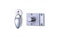 China 304 Stainless Steel Toilet Partition Lock Hardware Impact Resistance With Handle supplier