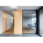 Durable partition optional color with wood grain Solid partition 108mm thickness frame for sale