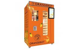 China Note Payment Orange Juice Vending Machine With Cooling System supplier